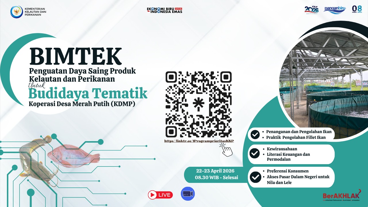 Sesi 1 - Bimtek Penguatan Daya Saing Produk Kelautan dan Perikanan untuk Budidaya Tematik Koperasi Desa Merah Putih