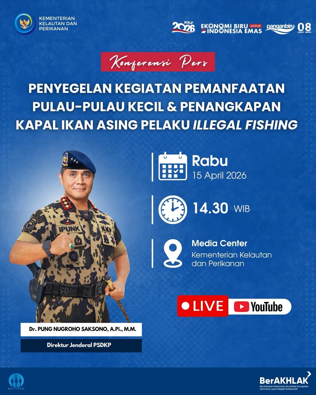 Konfrensi Pers: Penyegelan Kegiatan Pemanfaatan Pulau-Pulau Kecil & Penangkapan Kapal Ikan Asing Pelaku Illegal Fishing