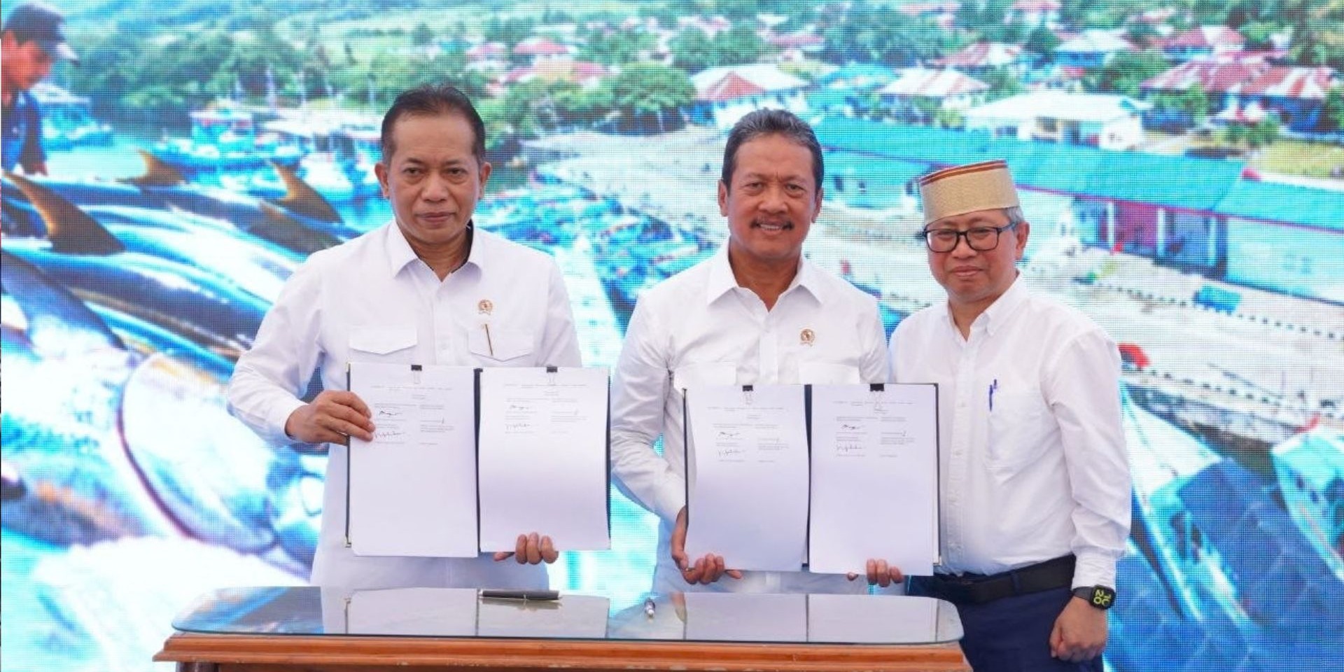KKP Gandeng Kemenkop dan BP BUMN Kelola Kampung Nelayan Merah Putih