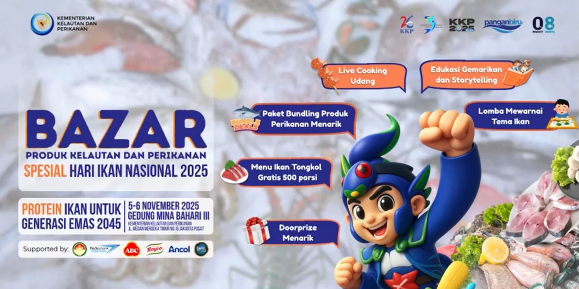 Bazar Produk Kelautan dan Perikanan Spesial Hari Ikan Nasional 2025