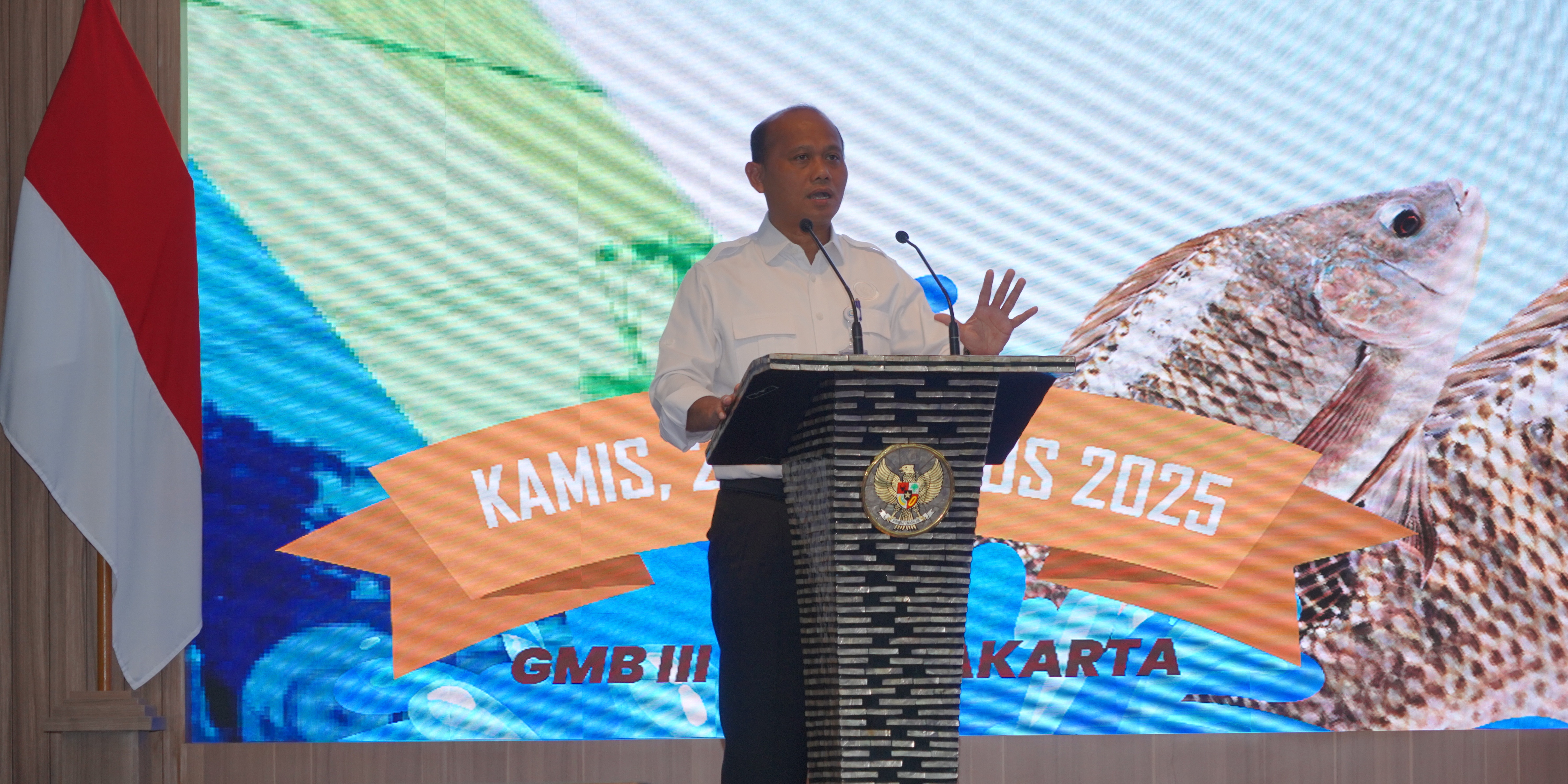 Dirjen PB Sebagai Keynote Speaker dalam Seminar Outlook Tilapia 2025