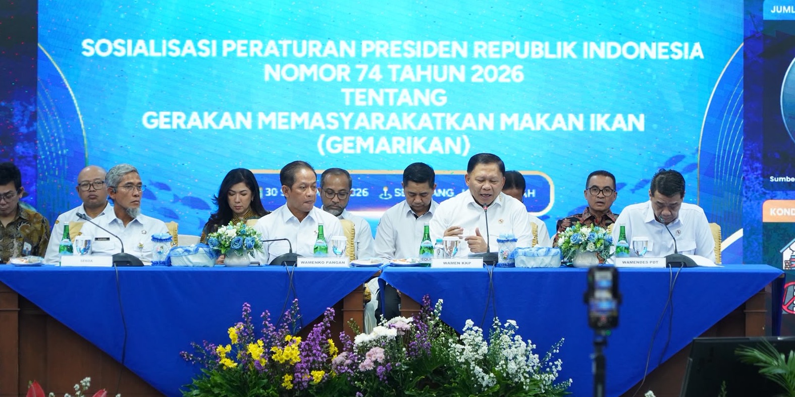 Gemarikan Jadi Gerakan Nasional, KKP Jamin Kualitas dan Pasokan Ikan bagi Masyarakat