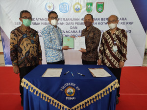 Kembangkan Kampus, Politeknik KP Dumai Terima Hibah Lahan dan Sarana