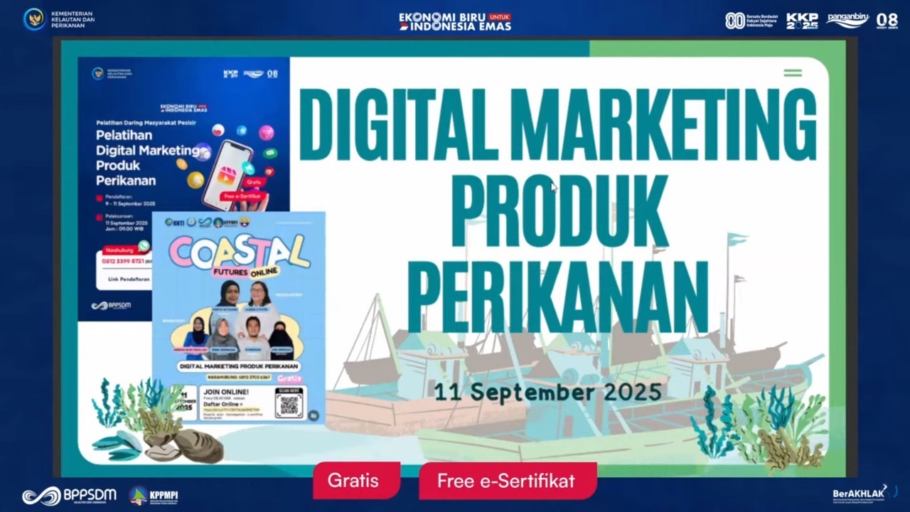KKP Gelar Pelatihan Digital Marketing Perkuat Ekonomi Pesisir