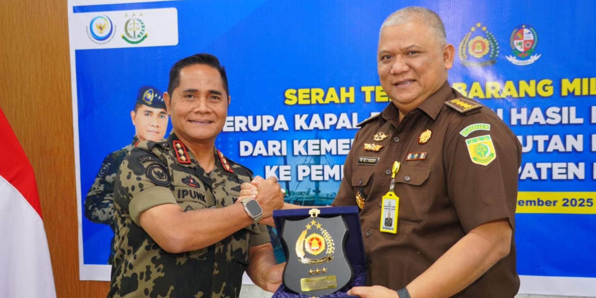 KKP Hibahkan Dua Kapal Asing Eks-Illegal Fishing ke Pemkab Deli Serdang