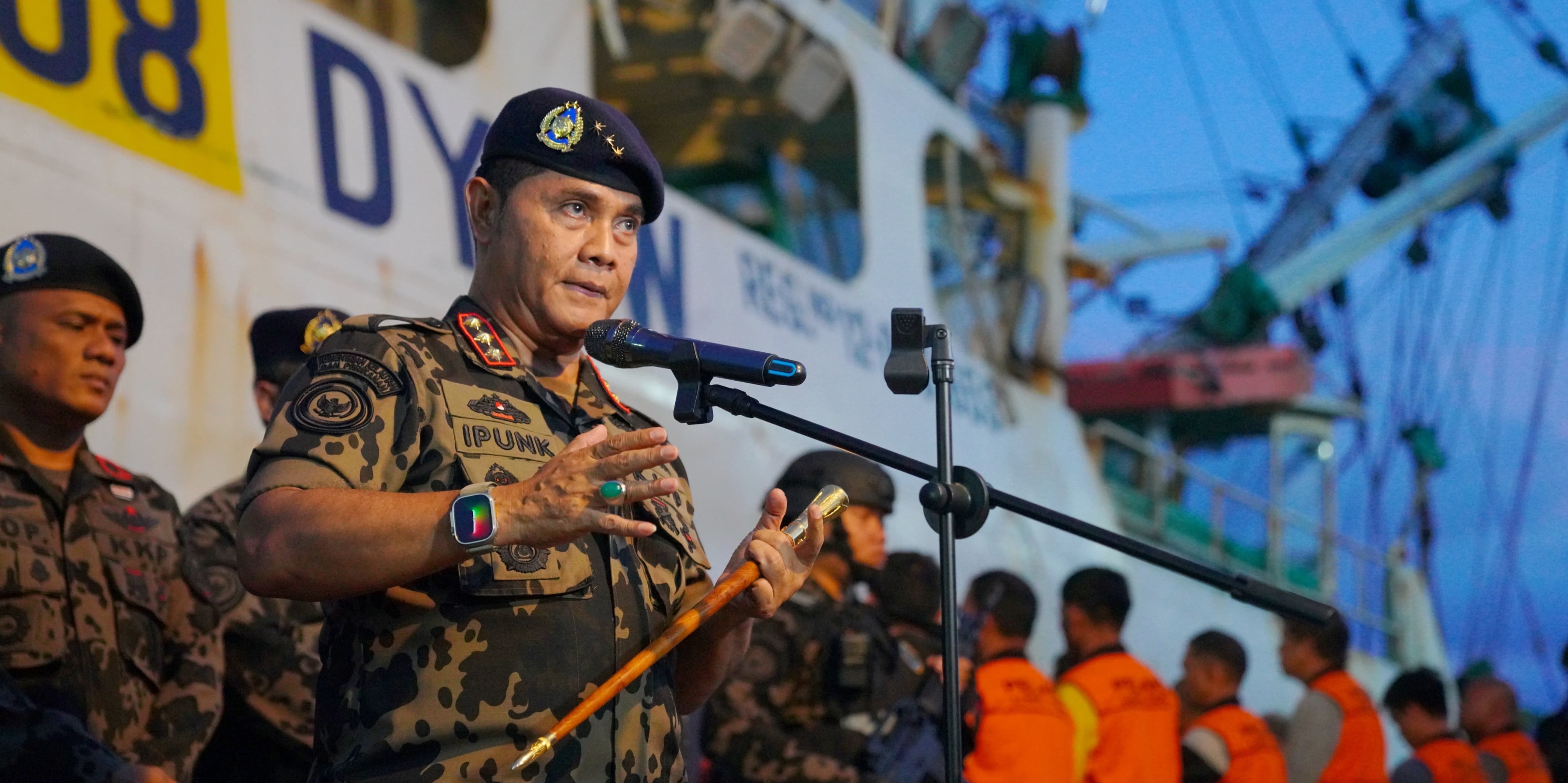 KKP Ringkus Kapal Ikan Ilegal Filipina Berukuran 754 GT di Samudera Pasifik