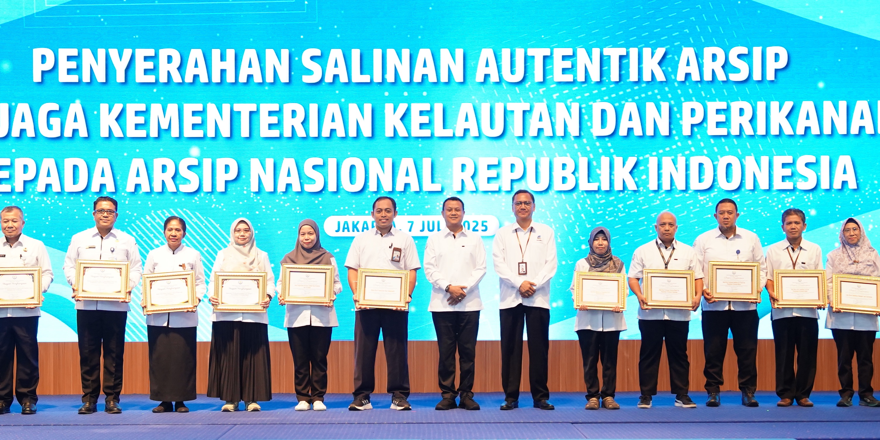 KKP Serahkan Salinan Autentik Arsip Terjaga kepada ANRI, Wujud Nyata Komitmen Jaga Kedaulatan Bangsa