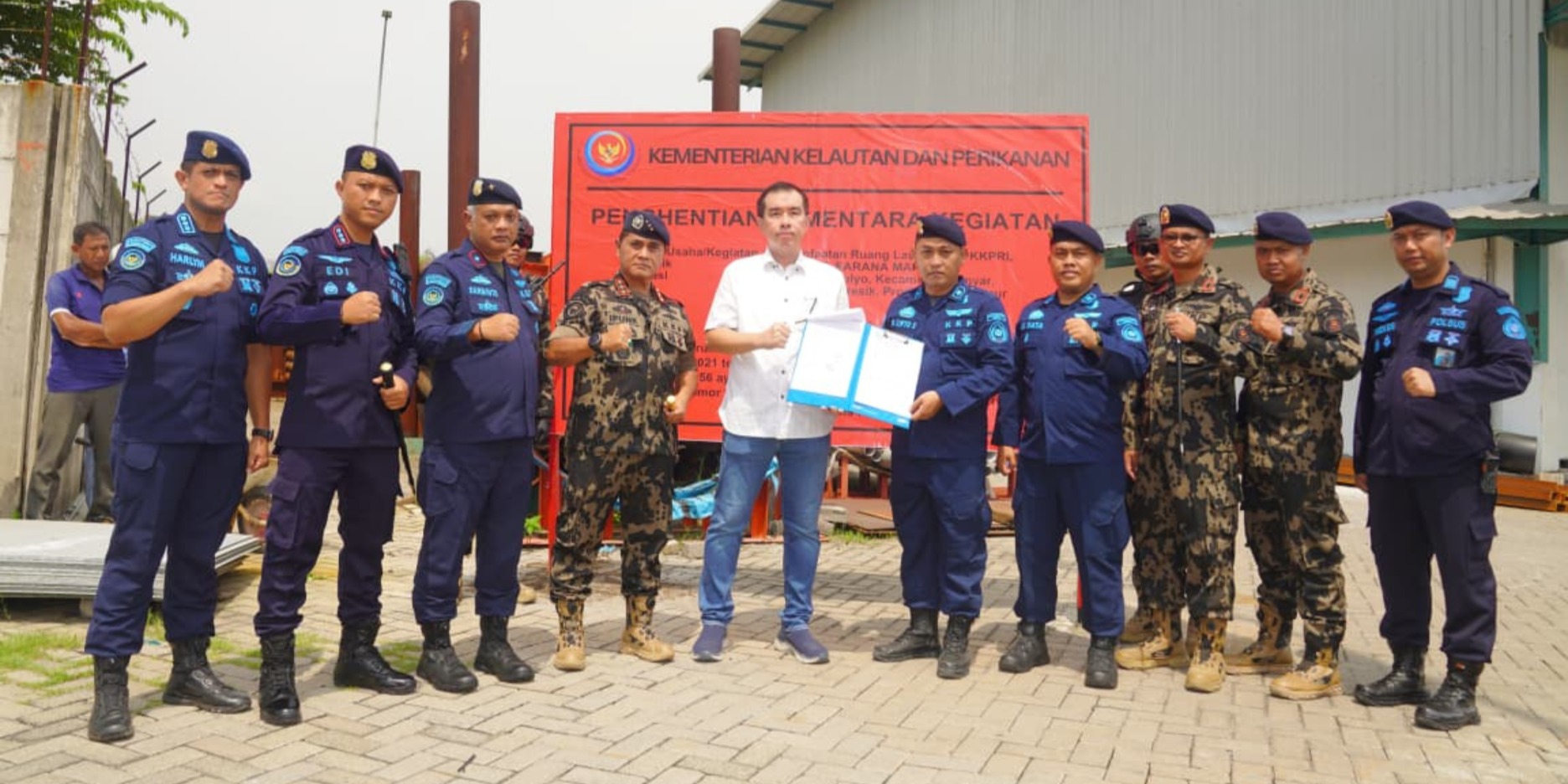 KKP Setop Sementara Kegiatan Reklamasi Tak Berizin di Gresik
