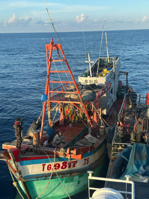 KKP Tangkap Kapal Ilegal Asal Vietnam di Laut Natuna