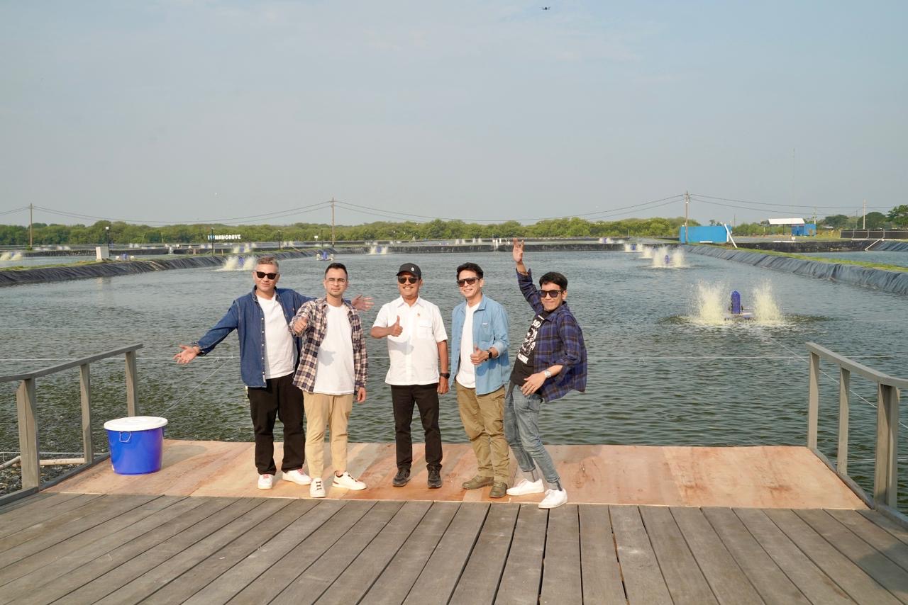 Menteri Trenggono Ajak Raffi Cs ke BINS, Dorong Anak Muda Tekuni Budidaya Perikanan