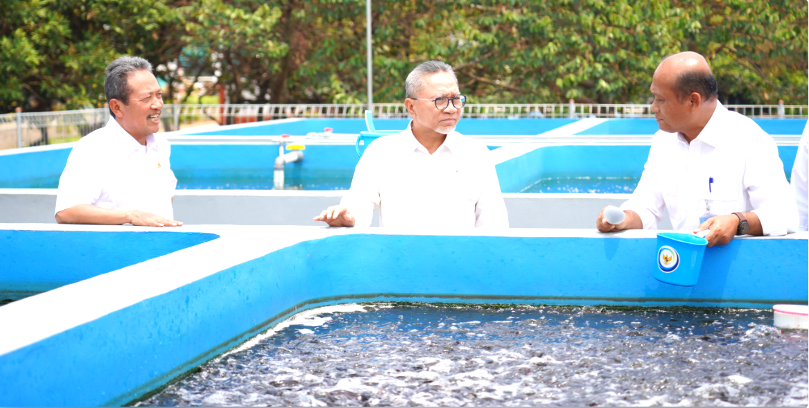 Menteri Trenggono dan Menko Pangan Tinjau Mockup Tematik Mini RAS di Depok