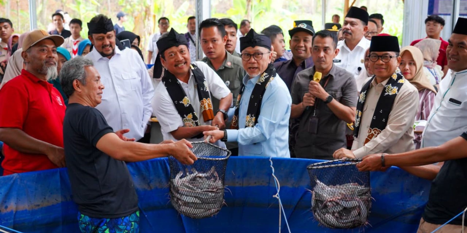 Menteri Trenggono Perkuat Budidaya Ikan Tematik untuk Ketahanan Pangan