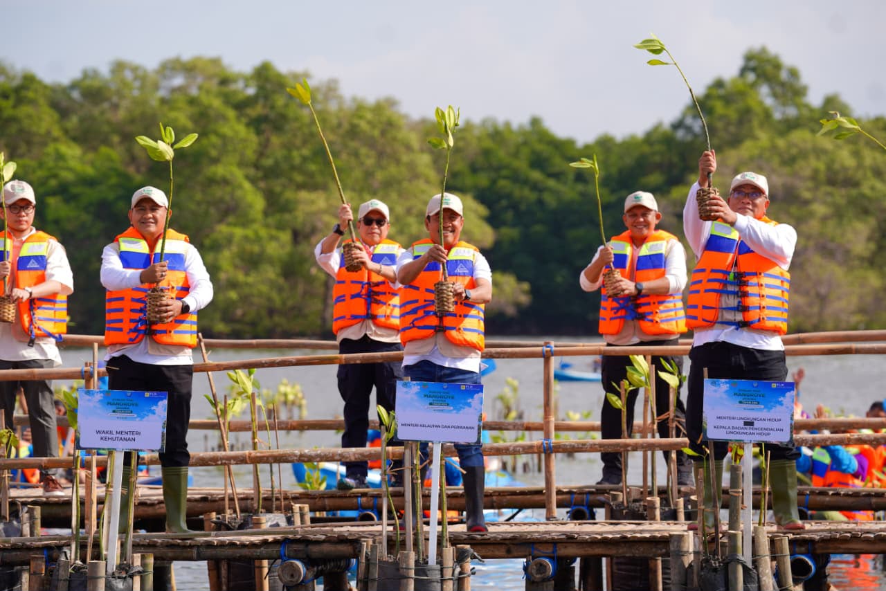Menteri Trenggono: Rehabilitasi Mangrove Topang Produktivitas Perikanan & Ketahanan Pangan