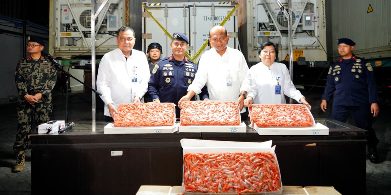Pengamanan 1.048 Ton Udang Impor di Jatim untuk Lindungi Pembudidaya Lokal
