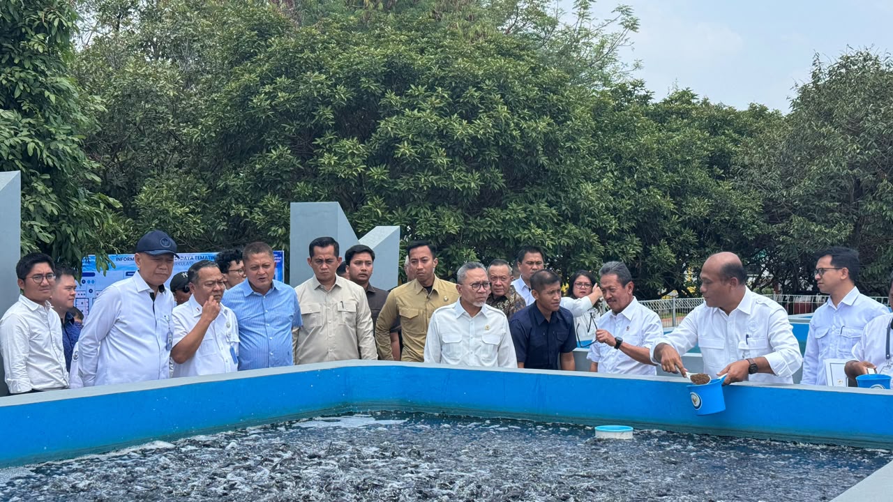 Peninjauan Mockup Tematik Mini RAS pada Balai Riset Budidaya Ikan Hias KKP