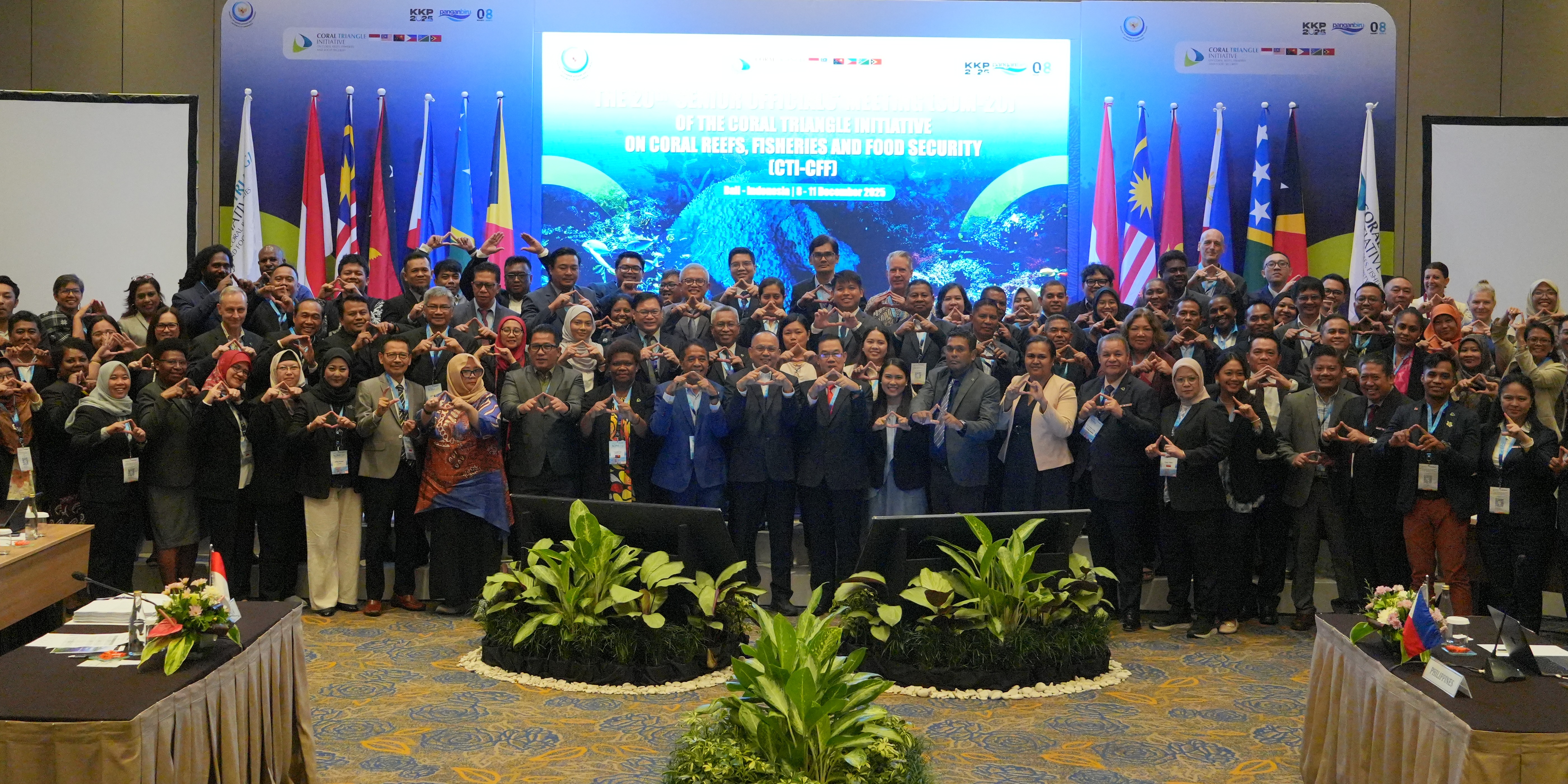 Pertemuan Tingkat Pejabat Senior ke-20 atau 20th Senior Officials’ Meeting (SOM-20) Coral Triangle Initiative on Coral Reefs, Fisheries, and Food Security (CTI-CFF), Bali (10/12).