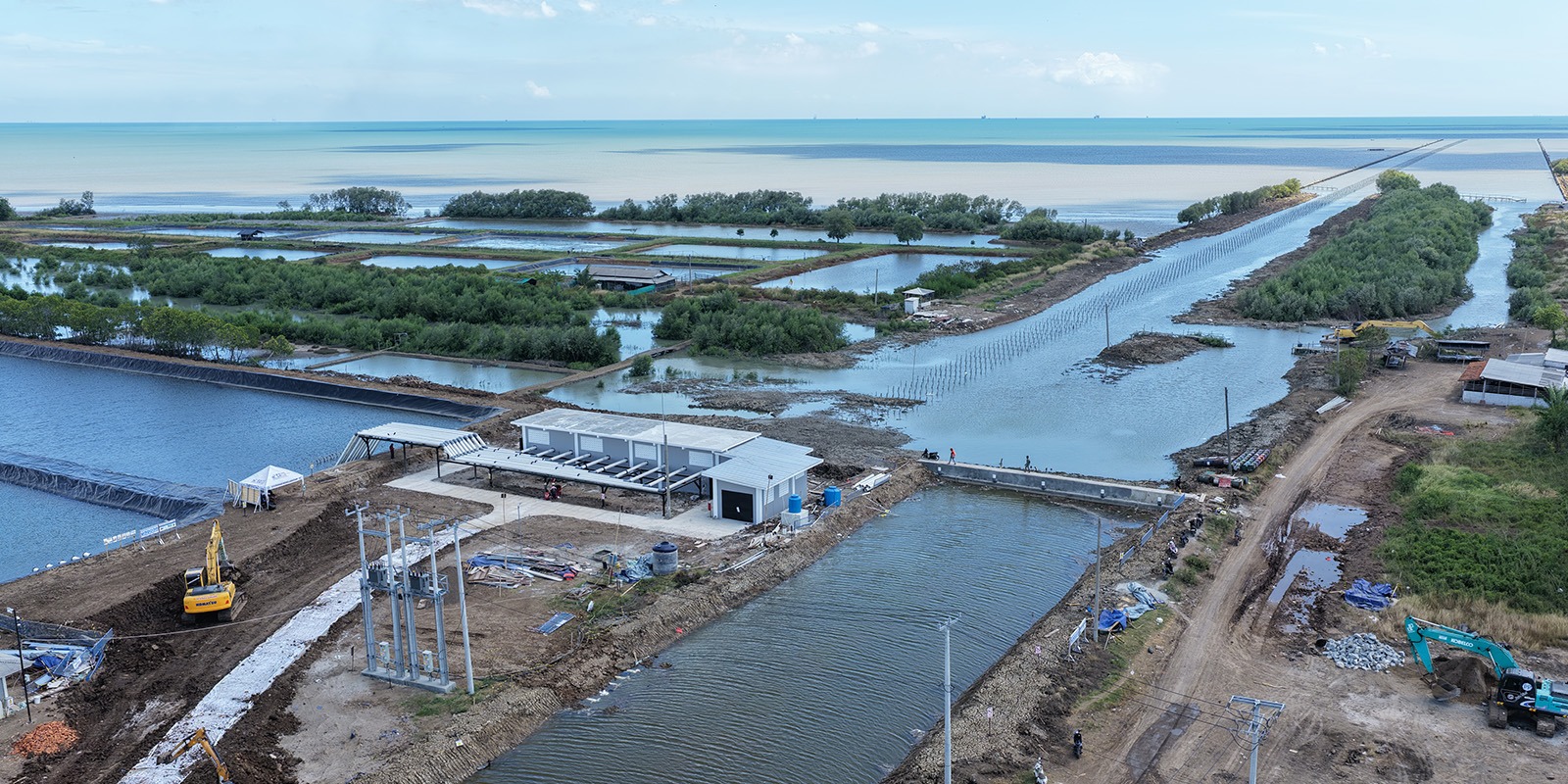 Progres Intake Air Laut BINS Karawang Per 18 Desember 2025