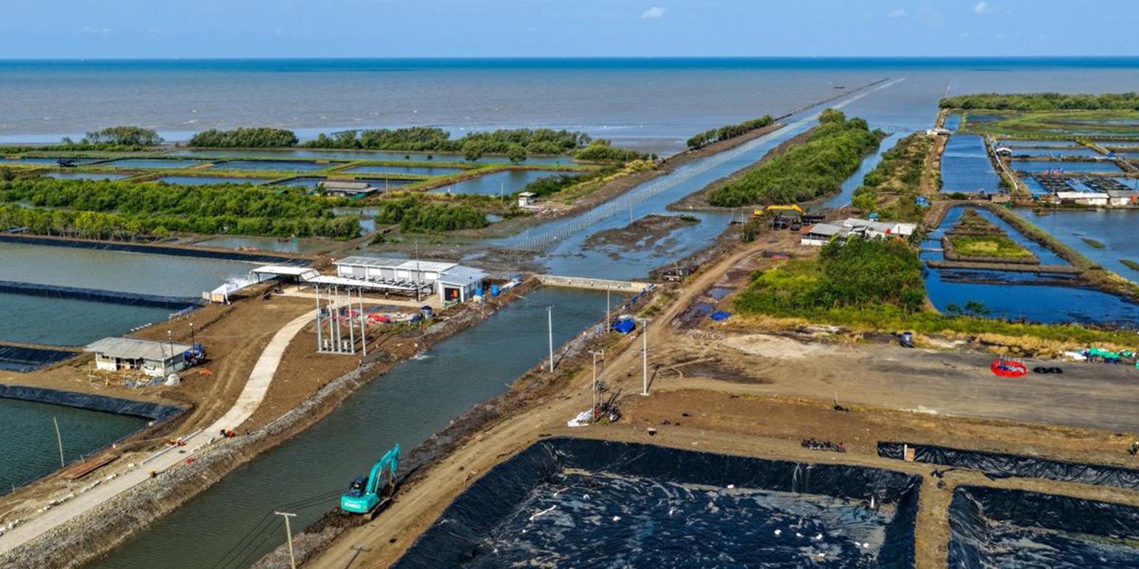 Progres Intake Air Laut BINS Karawang Per 24 Desember 2025