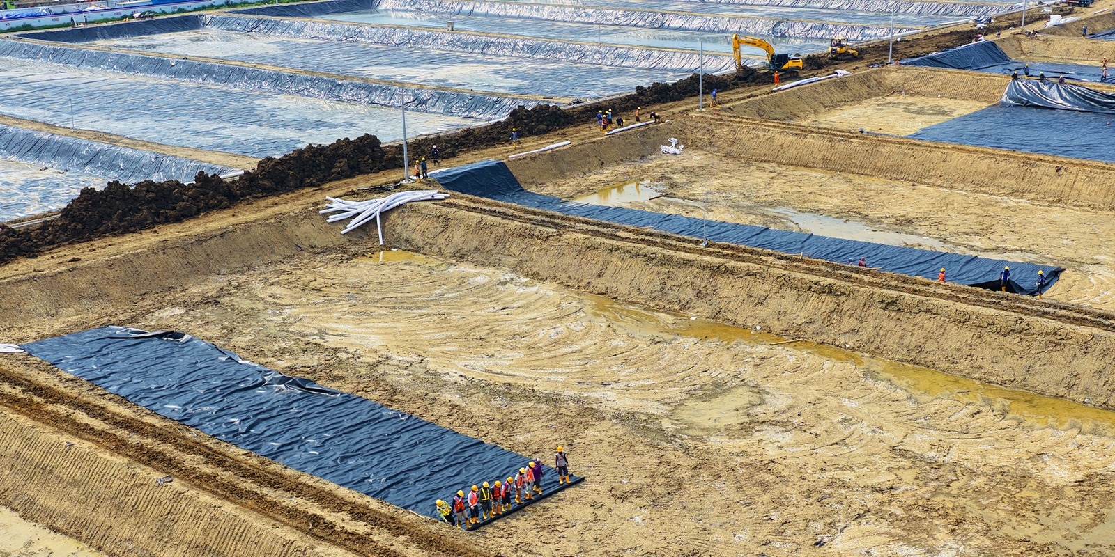 Progres Pembangunan Kolam ukuran 4000 meter persegi BINS Karawang Per 27 November 2025