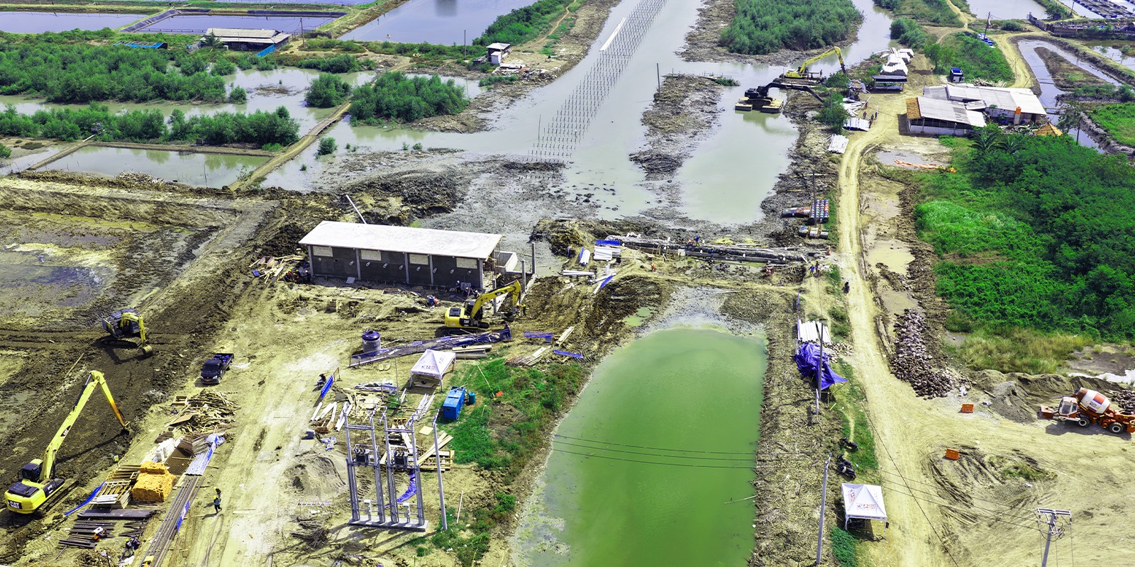 Progres Penyambungan Pipa Intake Air Laut BINS Karawang Per 27 November 2025