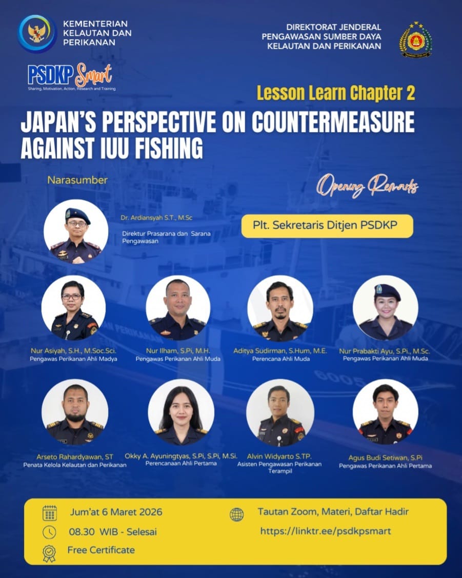 PSDKP Smart Bahas Perspektif Jepang dalam Penanggulangan IUU Fishing