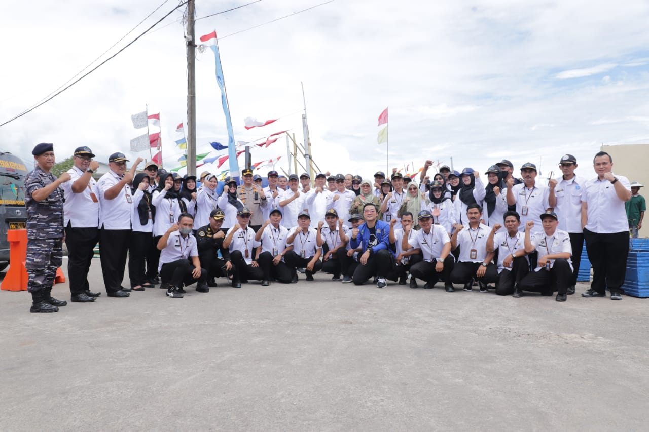 Menteri Trenggono mengunjungi Balai Besar Perikanan Budidaya Air Tawar (BBPBAT) Sukabumi yang merupakan unit pelaksana teknis Ditjen Perikanan Budidaya KKP