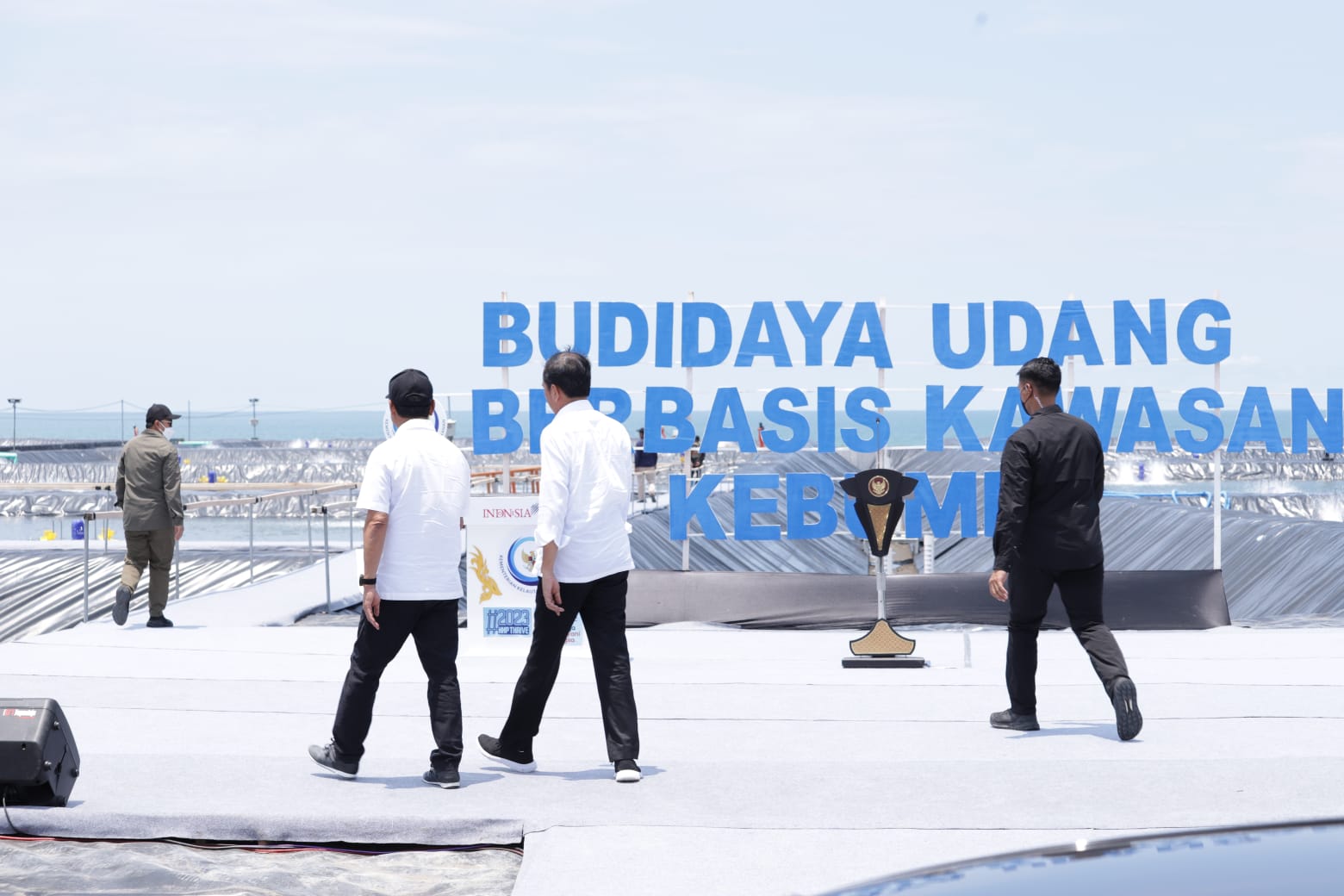 Alhamdulillah, Bapak Presiden @jokowi sudah meresmikan tambak Budidaya Udang Berbasis Kawasan (BUBK) di Kebumen