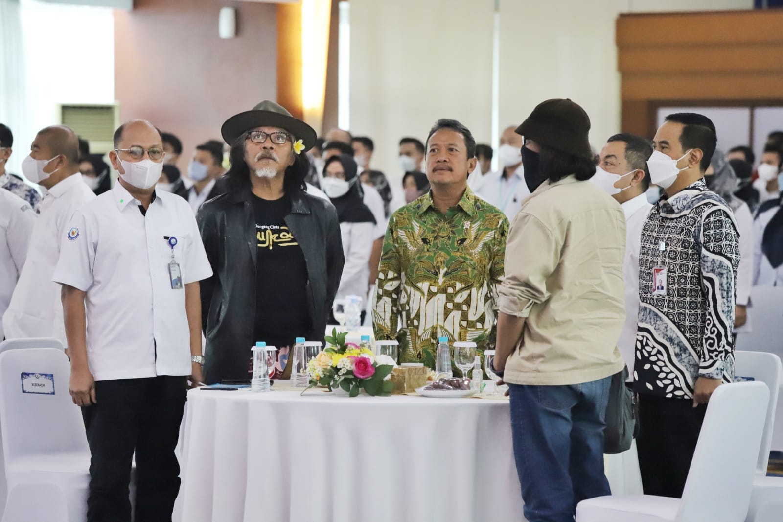 Menteri Trenggono membuka acara Gelar Budaya dalam Memupuk Semangat Integritas Antikorupsi di Lingkungan Kementerian Kelautan dan Perikanan, dalam rangka menyambut Hari Anti Korupsi Sedunia (Hakordia)
