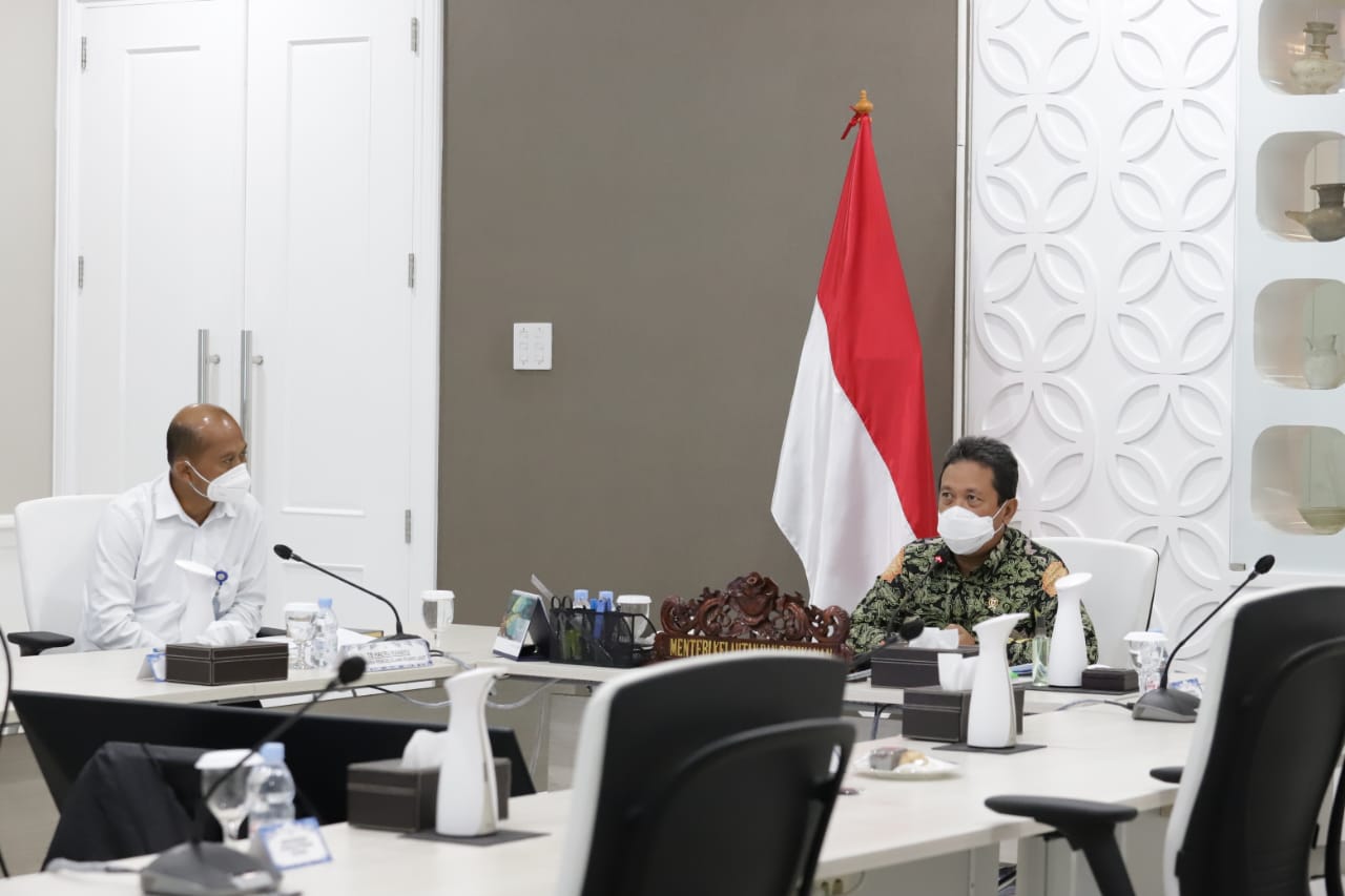 Koordinasi Antar Kementerian Secara Virtual ”Bangga Berwisata di Indonesia” dan Pembahasan Kebijakan Pangan