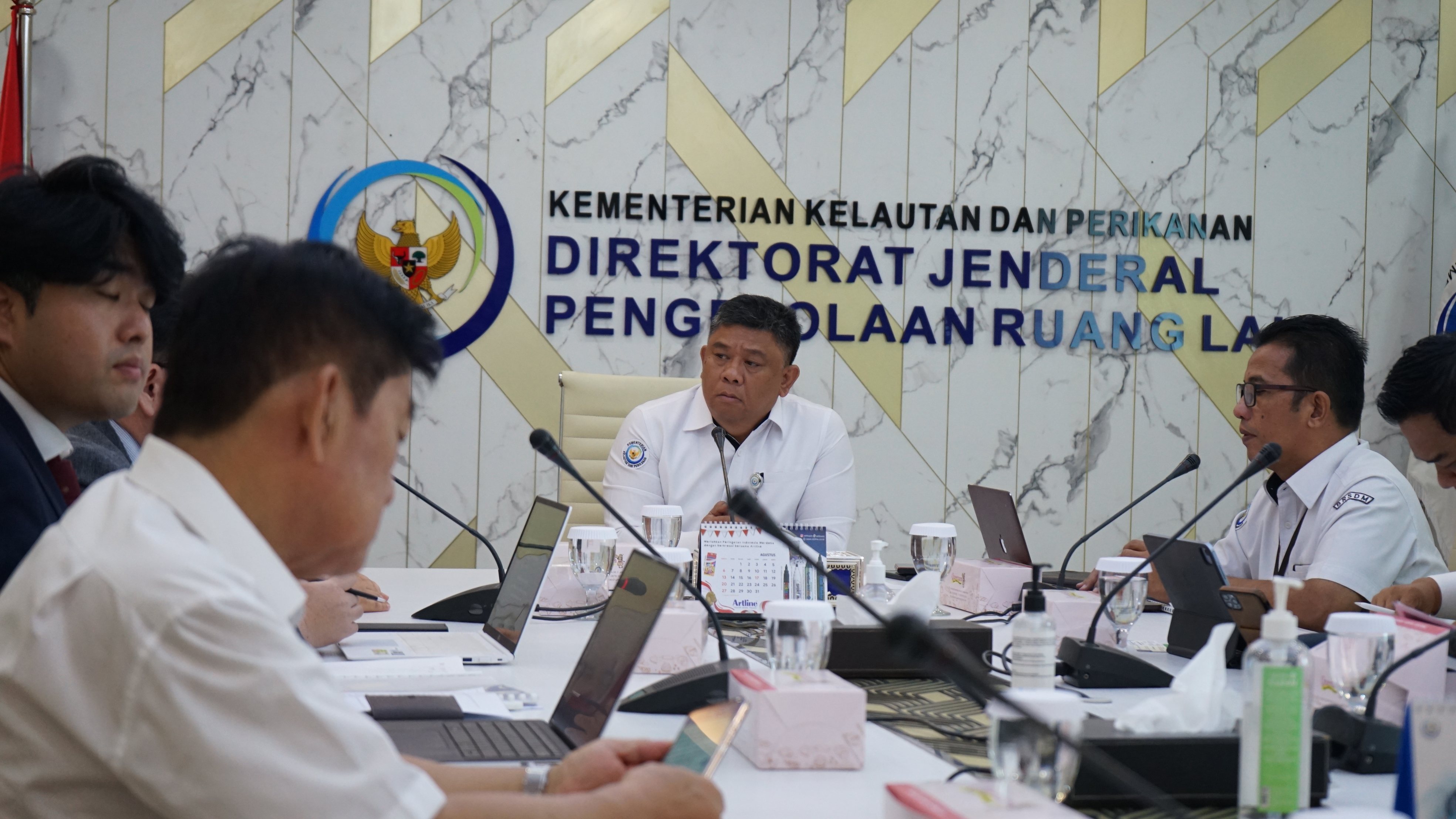 Courtesy Meeting antara KKP dan Pusan National University, dalam rangka penjajakan tindak lanjut Letter of Intent antara Ditjen PRL dan Pusan National University, (31/7).