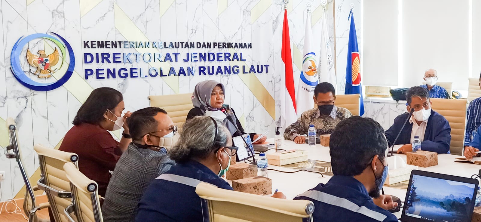 Sosialisasi Peraturan Menteri Kelautan dan Perikanan Nomor 28 Tahun 2021 tentang Penyelenggaraan Penataan Ruang Laut dengan SKK Migas