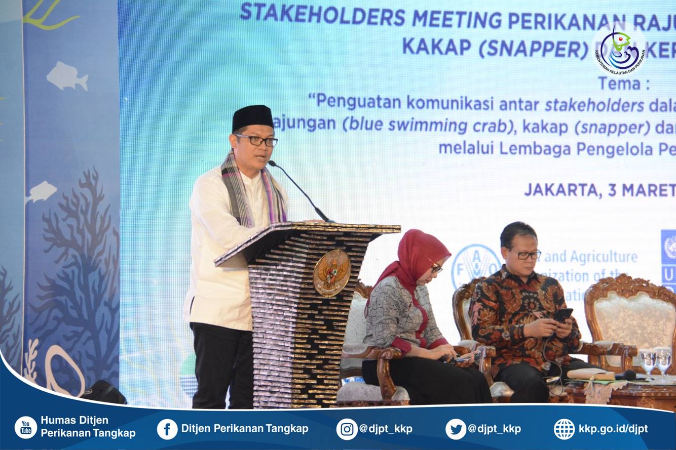 Peluncuran LPP WPPNRI dan Harvest Strategy Pengelolaan Perikanan Rajungan, Kakap dan Kerapu