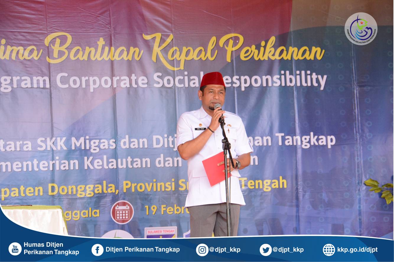 Serah Terima Kapal Perikanan Program CSR SKK Migas di Kabupaten Donggala