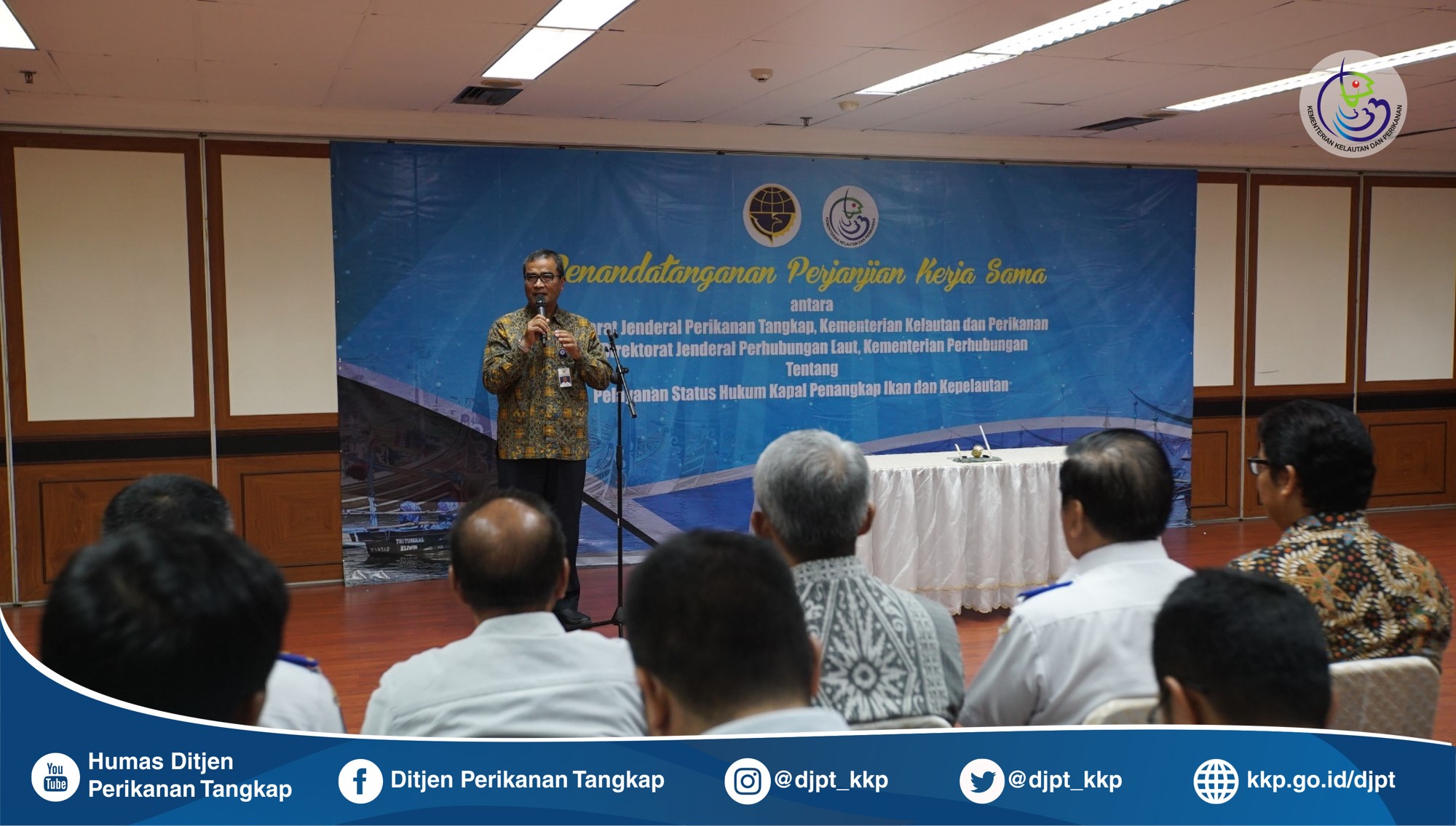 Penandatanganan Perjanjian Kerja Sama dengan Ditjen Perhubungan Laut, Kementerian Perhubungan