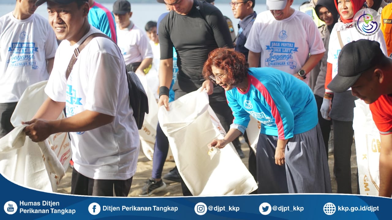Kunjungan Kerja KKP di PPN Prigi, Trenggalek