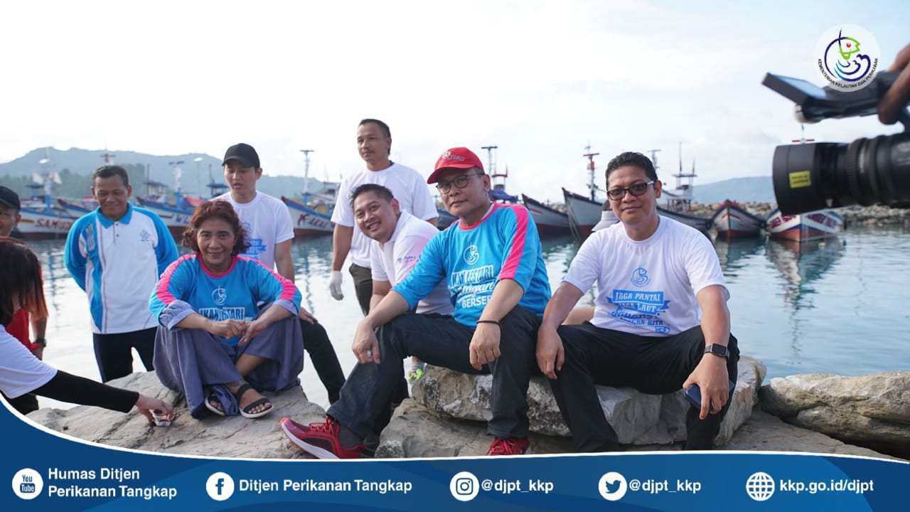 Kunjungan Kerja KKP di PPN Prigi, Trenggalek