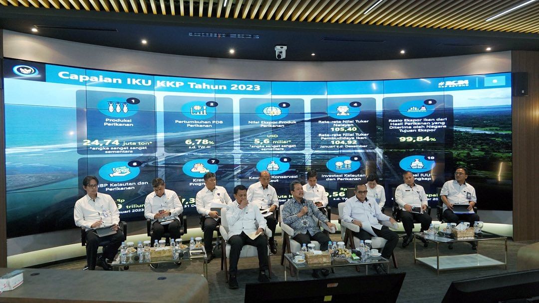 Pers Conference Refleksi Pembangunan Kelautan dan Perikanan Tahun 2023 dan Outlook Tahun 2024