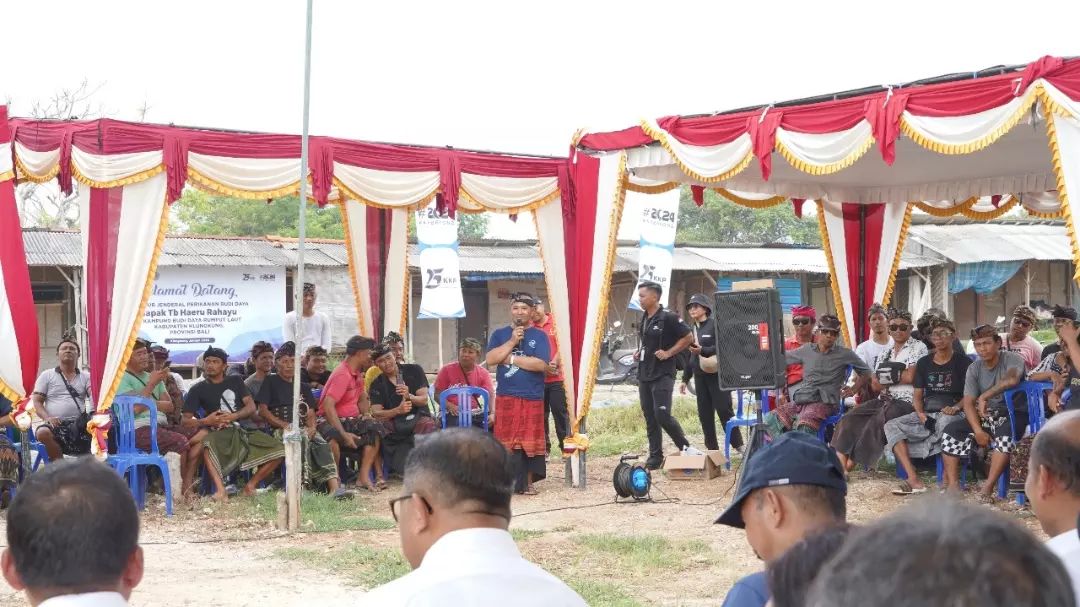 Peninjauan Kampung Budidaya rumput Laut di Kabupaten Klungkung, Bali
