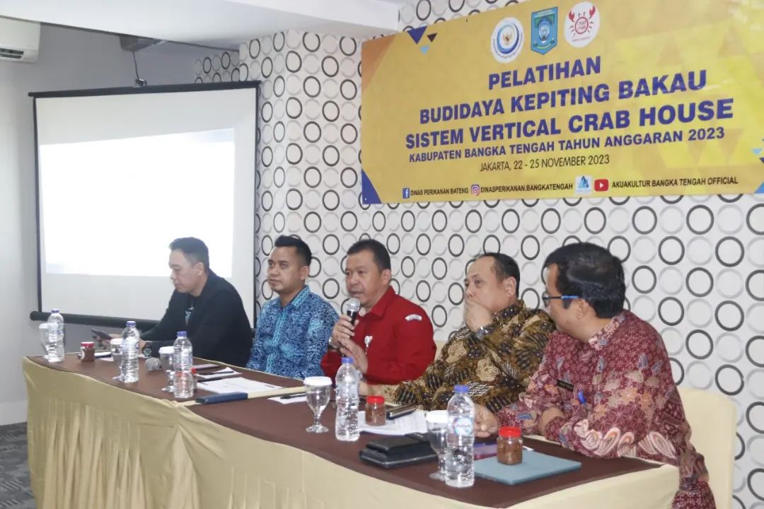 Pelatihan Budidaya Kepiting Bakau System Vertical Crab House