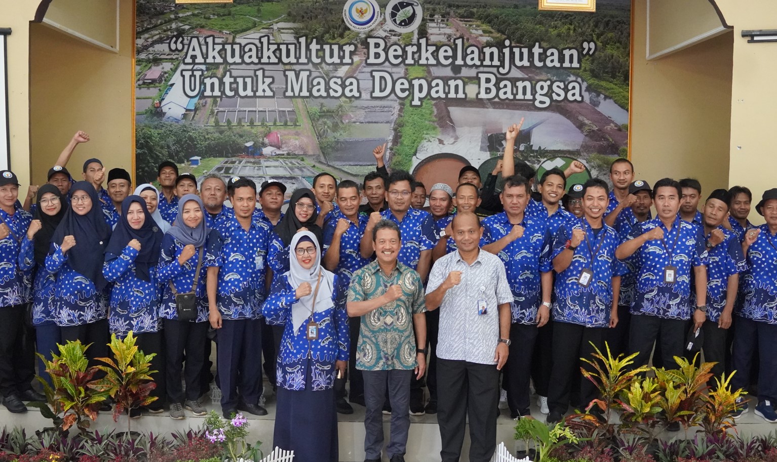 Kunjungan Kerja Menteri Kelautan dan Perikanan BPBAT Mandiangin