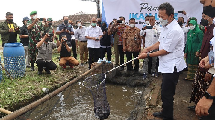 Dirjen PB mendampingi Menteri KP Kunjungan Kerja di Kab. Boyolali (29/1/22)