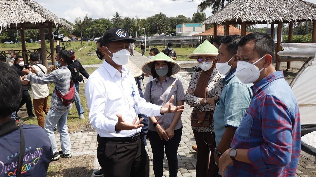 Dirjen PB mendampingi rombongan Komisi IV DPR RI ke Kab. Kebumen (18/11/21)