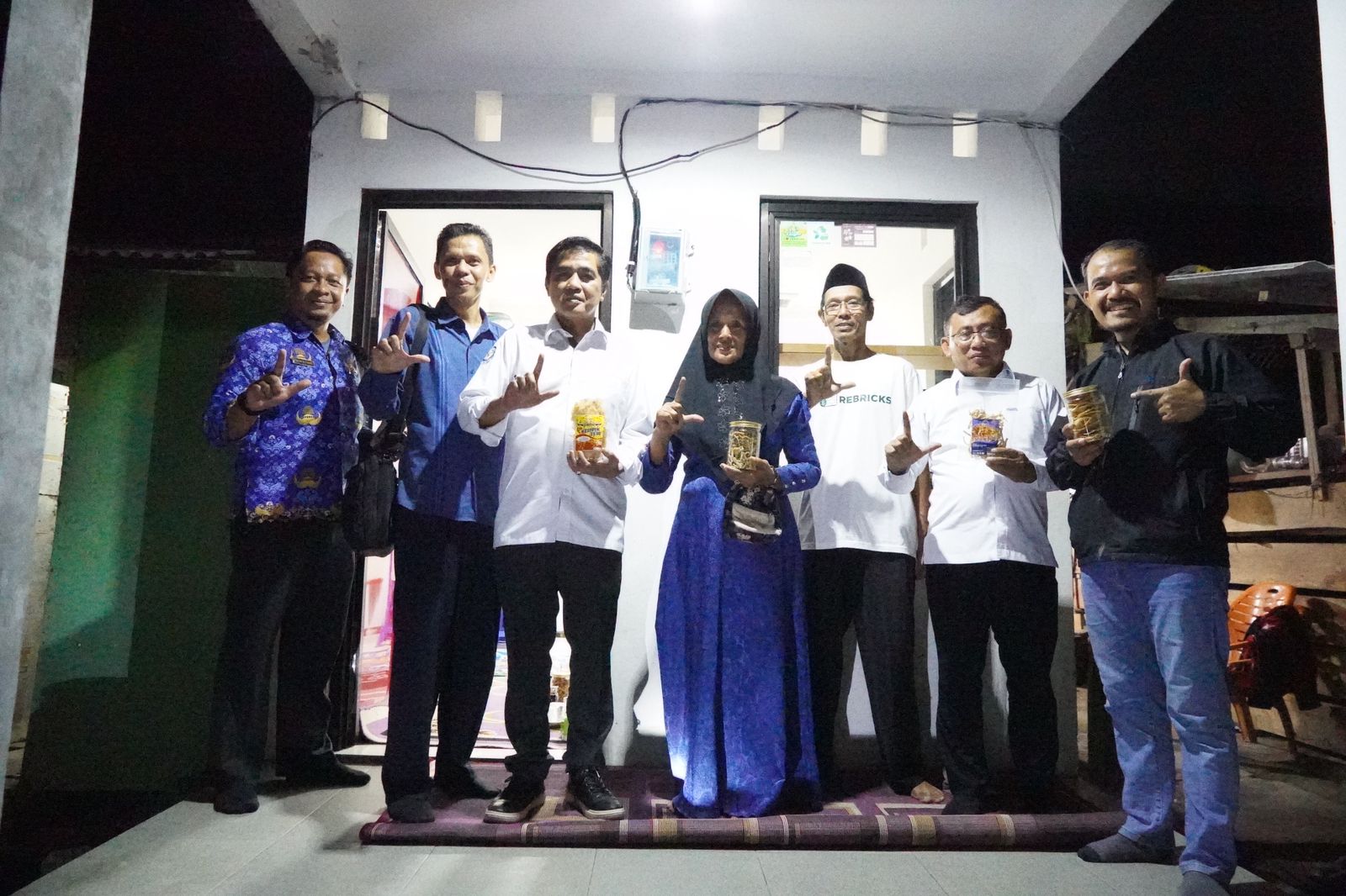 Kunjungan Kerja Dirjen PDSPKP ke UMKM Melati bahari di Pulau Pasaran, Provinsi Lampung
