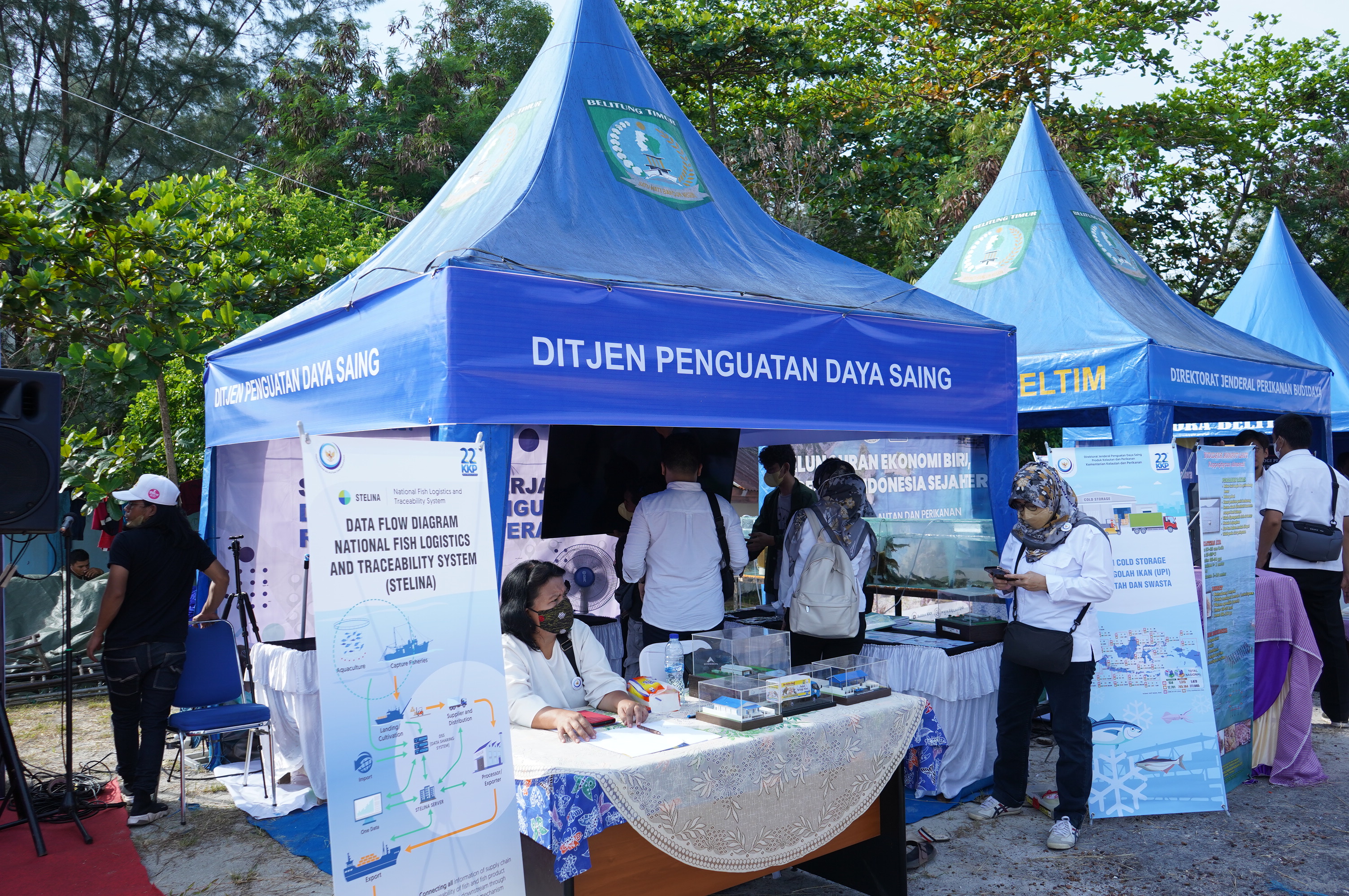 Peluncuran Ekonomi Biru, Laut Sehat, Indonesia Sejahtera di Belitung Timur