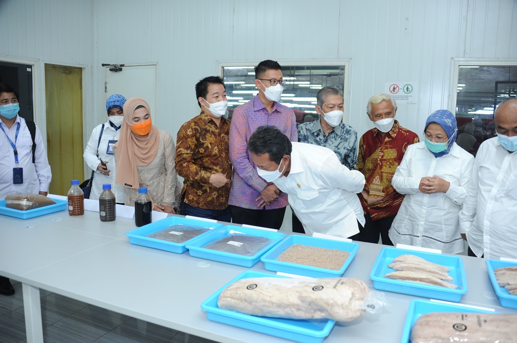 Kunjungan Kerja Menteri Kelautan dan Perikanan dan Pelepasan Ekspor