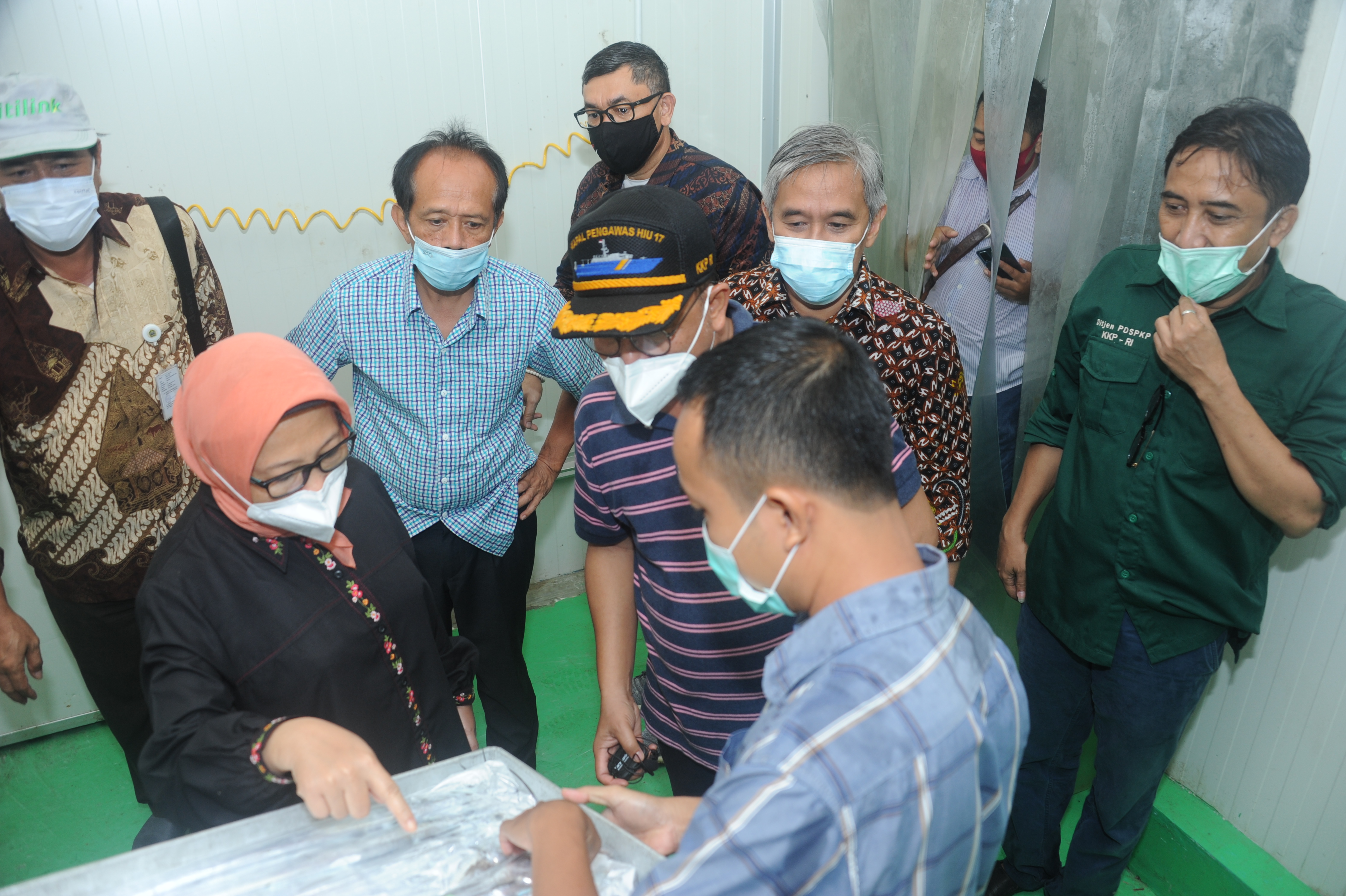 Kunjungan Kerja Dirjen PDSPKP ke Cold Storage Sadeng