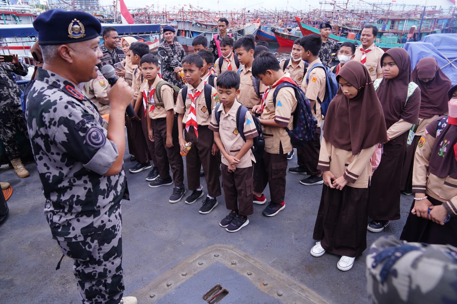Kunjungan SD Islam Firdaus merupakan salah satu implementasi Program ”PSDKP Mengajar”