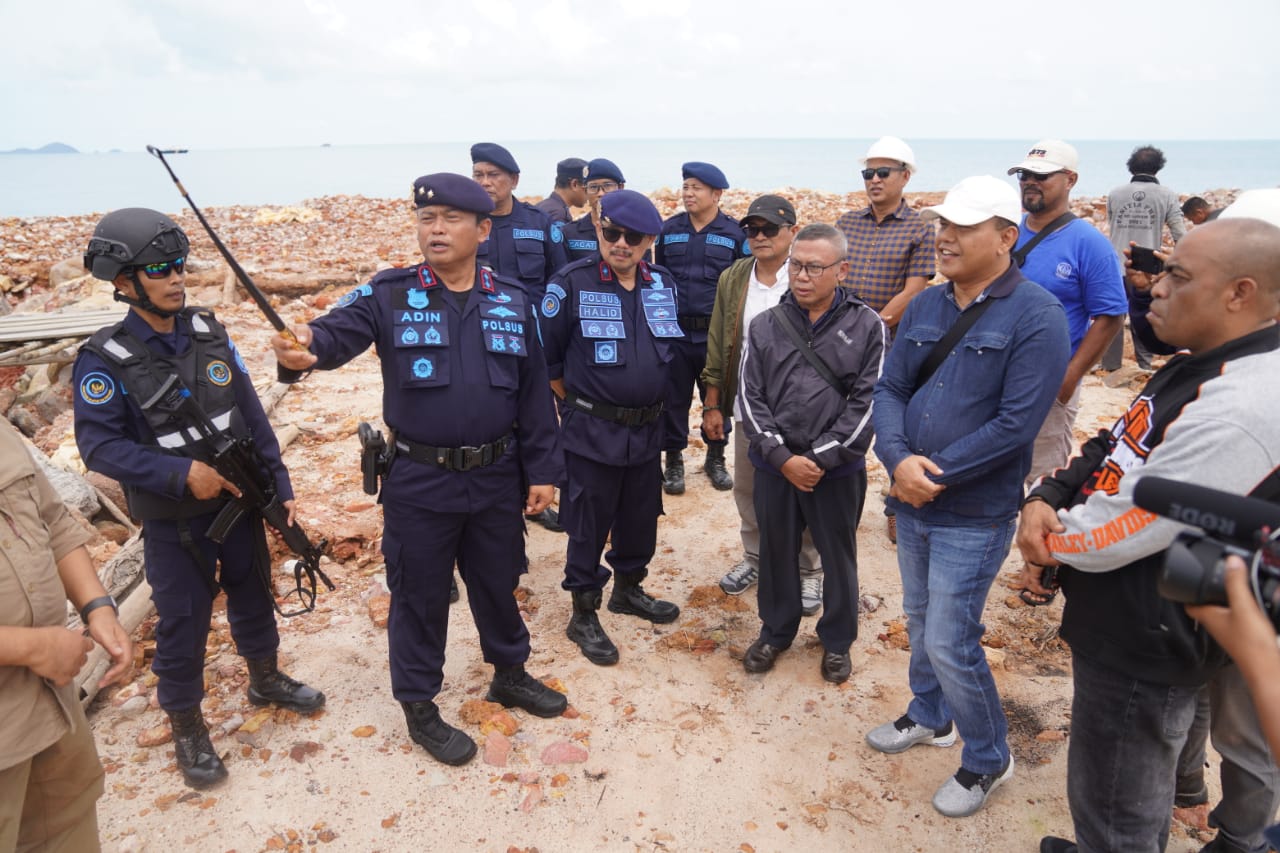 KKP Stop Proyek Tersus Lahan Reklamasi Milik PT. BBP di Lingga Kepulauan Riau