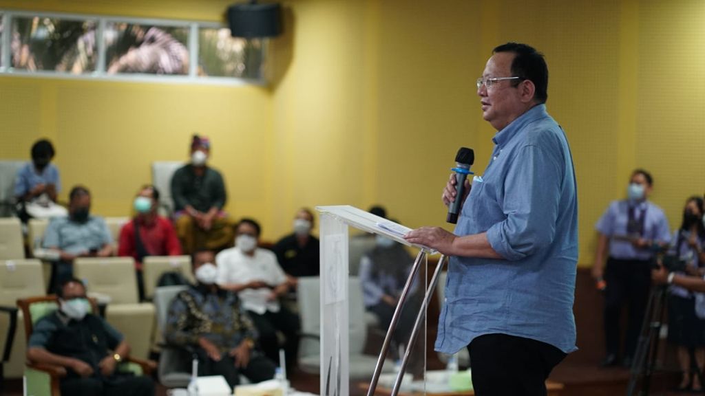 Dirjen PSDKP Mendampingi Kunker Ketua Komisi 4 DPR RI ke Balai Riset dan Observasi Laut KKP (BROL) di Prancak, Bali (10/9)