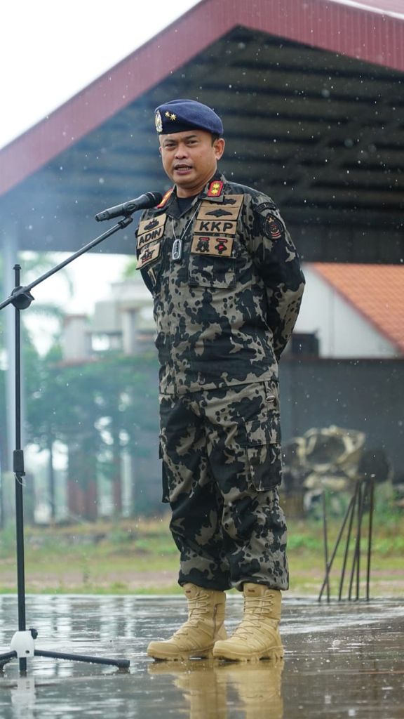 Arahan Dirjen PSDKP kepada awak kapal pengawas KKP di Pangkalan PSDKP Batam